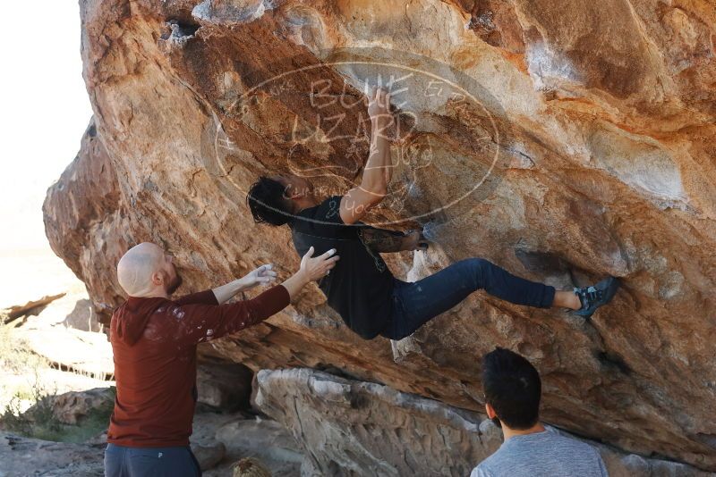 Bouldering in Hueco Tanks on 11/18/2019 with Blue Lizard Climbing and Yoga

Filename: SRM_20191118_1154070.jpg
Aperture: f/5.0
Shutter Speed: 1/250
Body: Canon EOS-1D Mark II
Lens: Canon EF 50mm f/1.8 II