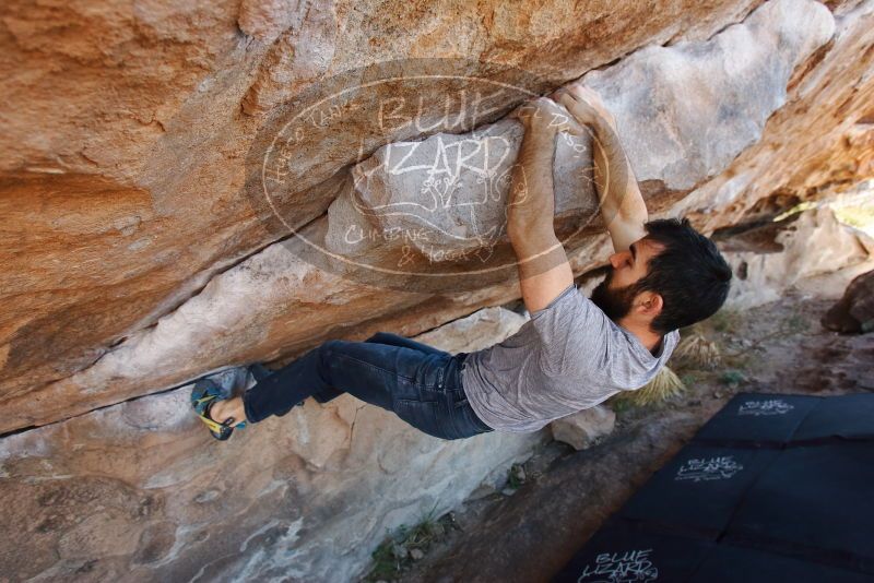 Bouldering in Hueco Tanks on 11/18/2019 with Blue Lizard Climbing and Yoga

Filename: SRM_20191118_1209240.jpg
Aperture: f/5.0
Shutter Speed: 1/250
Body: Canon EOS-1D Mark II
Lens: Canon EF 16-35mm f/2.8 L