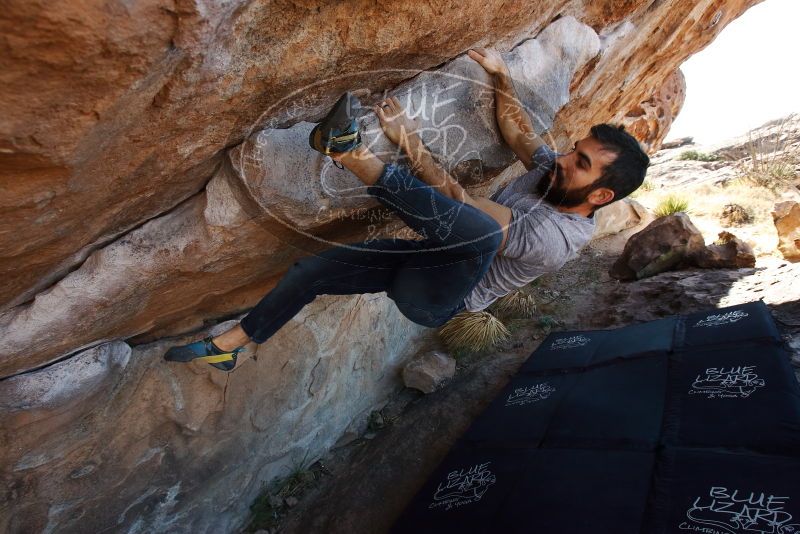 Bouldering in Hueco Tanks on 11/18/2019 with Blue Lizard Climbing and Yoga

Filename: SRM_20191118_1209280.jpg
Aperture: f/6.3
Shutter Speed: 1/250
Body: Canon EOS-1D Mark II
Lens: Canon EF 16-35mm f/2.8 L