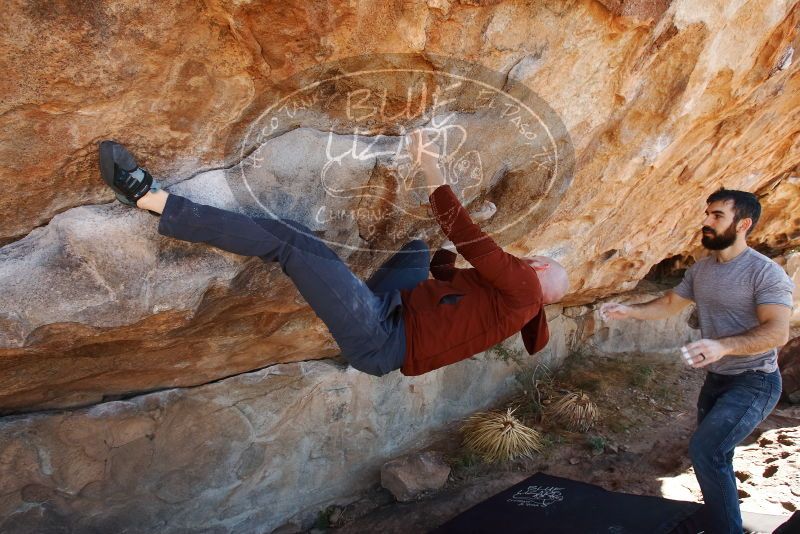 Bouldering in Hueco Tanks on 11/18/2019 with Blue Lizard Climbing and Yoga

Filename: SRM_20191118_1253360.jpg
Aperture: f/6.3
Shutter Speed: 1/250
Body: Canon EOS-1D Mark II
Lens: Canon EF 16-35mm f/2.8 L