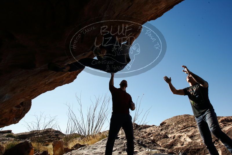 Bouldering in Hueco Tanks on 11/18/2019 with Blue Lizard Climbing and Yoga

Filename: SRM_20191118_1256000.jpg
Aperture: f/8.0
Shutter Speed: 1/250
Body: Canon EOS-1D Mark II
Lens: Canon EF 16-35mm f/2.8 L