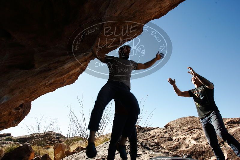 Bouldering in Hueco Tanks on 11/18/2019 with Blue Lizard Climbing and Yoga

Filename: SRM_20191118_1256010.jpg
Aperture: f/7.1
Shutter Speed: 1/250
Body: Canon EOS-1D Mark II
Lens: Canon EF 16-35mm f/2.8 L