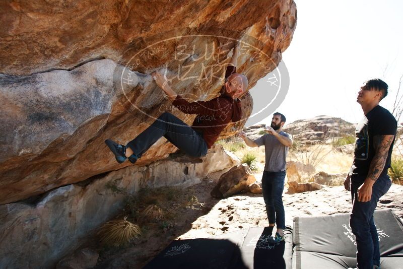 Bouldering in Hueco Tanks on 11/18/2019 with Blue Lizard Climbing and Yoga

Filename: SRM_20191118_1310181.jpg
Aperture: f/4.0
Shutter Speed: 1/250
Body: Canon EOS-1D Mark II
Lens: Canon EF 16-35mm f/2.8 L