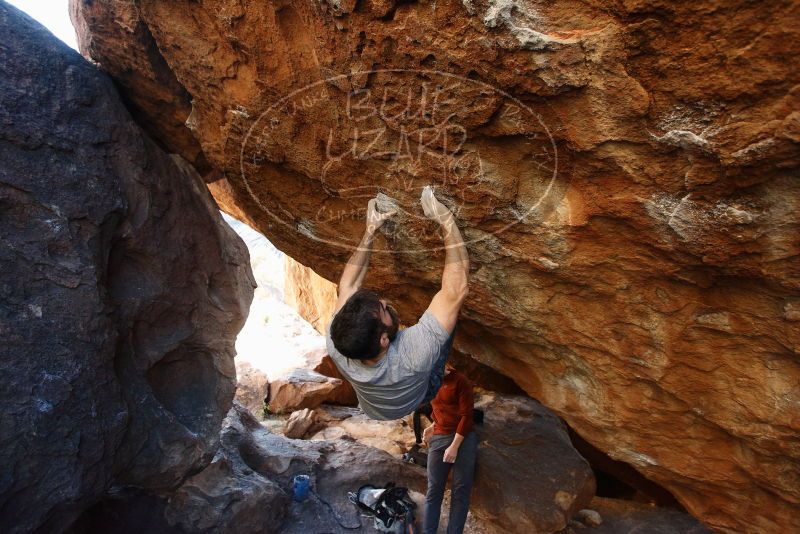 Bouldering in Hueco Tanks on 11/18/2019 with Blue Lizard Climbing and Yoga

Filename: SRM_20191118_1640130.jpg
Aperture: f/3.5
Shutter Speed: 1/250
Body: Canon EOS-1D Mark II
Lens: Canon EF 16-35mm f/2.8 L