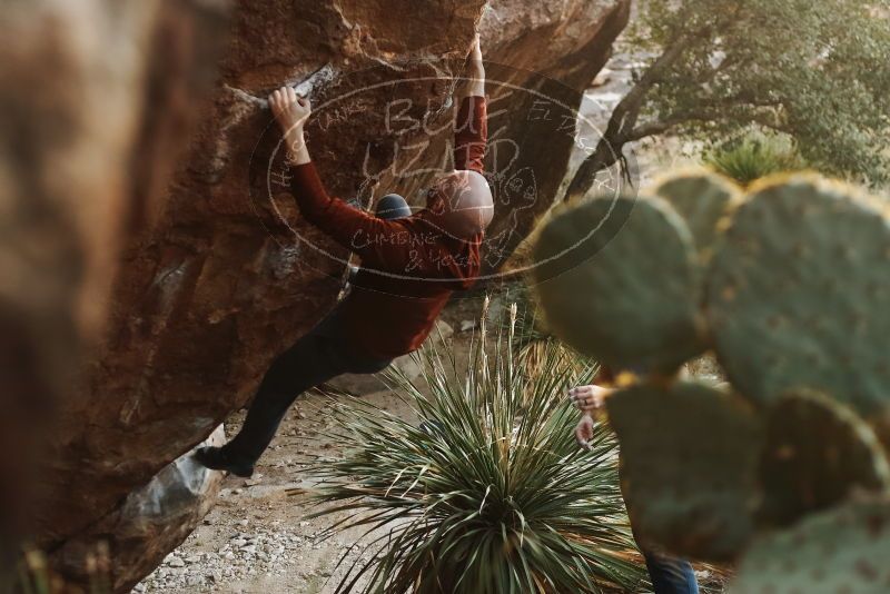 Bouldering in Hueco Tanks on 11/18/2019 with Blue Lizard Climbing and Yoga

Filename: SRM_20191118_1756410.jpg
Aperture: f/2.8
Shutter Speed: 1/250
Body: Canon EOS-1D Mark II
Lens: Canon EF 50mm f/1.8 II