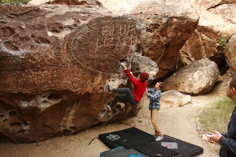 Bouldering in Hueco Tanks on 11/16/2019 with Blue Lizard Climbing and Yoga

Filename: SRM_20191116_1016450.jpg
Aperture: f/5.6
Shutter Speed: 1/320
Body: Canon EOS-1D Mark II
Lens: Canon EF 16-35mm f/2.8 L