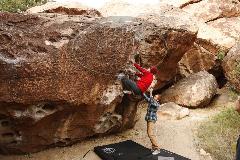 Bouldering in Hueco Tanks on 11/16/2019 with Blue Lizard Climbing and Yoga

Filename: SRM_20191116_1016520.jpg
Aperture: f/5.6
Shutter Speed: 1/320
Body: Canon EOS-1D Mark II
Lens: Canon EF 16-35mm f/2.8 L