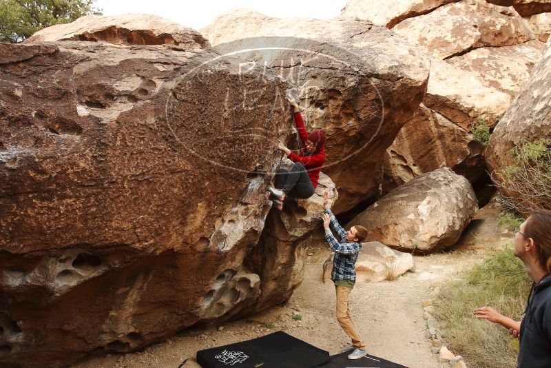 Bouldering in Hueco Tanks on 11/16/2019 with Blue Lizard Climbing and Yoga

Filename: SRM_20191116_1017000.jpg
Aperture: f/5.6
Shutter Speed: 1/400
Body: Canon EOS-1D Mark II
Lens: Canon EF 16-35mm f/2.8 L