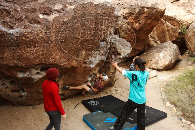 Bouldering in Hueco Tanks on 11/16/2019 with Blue Lizard Climbing and Yoga

Filename: SRM_20191116_1018430.jpg
Aperture: f/5.6
Shutter Speed: 1/320
Body: Canon EOS-1D Mark II
Lens: Canon EF 16-35mm f/2.8 L
