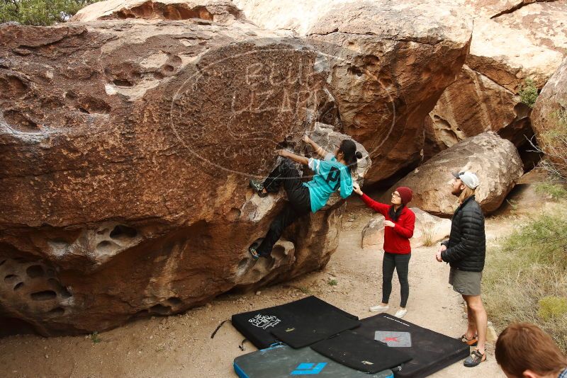 Bouldering in Hueco Tanks on 11/16/2019 with Blue Lizard Climbing and Yoga

Filename: SRM_20191116_1020320.jpg
Aperture: f/5.6
Shutter Speed: 1/320
Body: Canon EOS-1D Mark II
Lens: Canon EF 16-35mm f/2.8 L