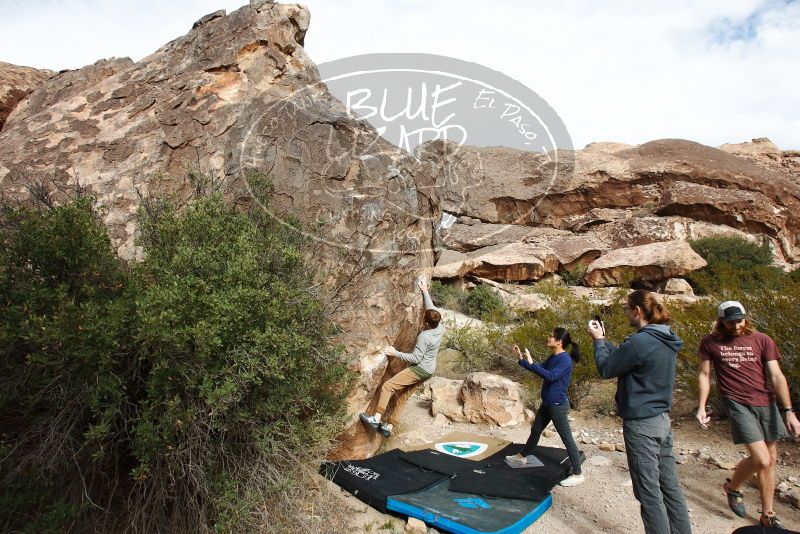 Bouldering in Hueco Tanks on 11/16/2019 with Blue Lizard Climbing and Yoga

Filename: SRM_20191116_1033300.jpg
Aperture: f/8.0
Shutter Speed: 1/320
Body: Canon EOS-1D Mark II
Lens: Canon EF 16-35mm f/2.8 L