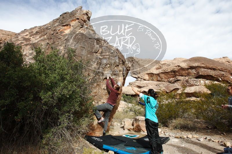 Bouldering in Hueco Tanks on 11/16/2019 with Blue Lizard Climbing and Yoga

Filename: SRM_20191116_1036420.jpg
Aperture: f/8.0
Shutter Speed: 1/400
Body: Canon EOS-1D Mark II
Lens: Canon EF 16-35mm f/2.8 L
