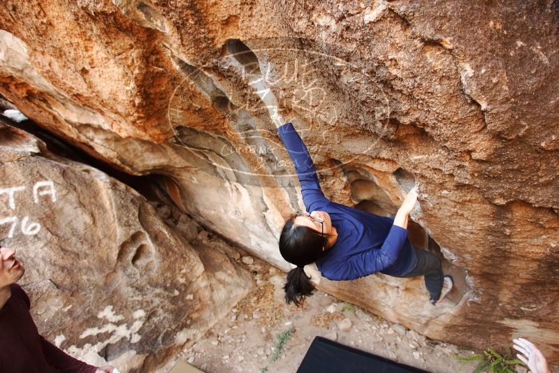 Bouldering in Hueco Tanks on 11/16/2019 with Blue Lizard Climbing and Yoga

Filename: SRM_20191116_1049580.jpg
Aperture: f/4.0
Shutter Speed: 1/200
Body: Canon EOS-1D Mark II
Lens: Canon EF 16-35mm f/2.8 L