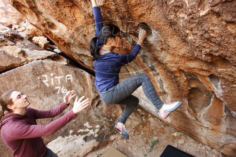 Bouldering in Hueco Tanks on 11/16/2019 with Blue Lizard Climbing and Yoga

Filename: SRM_20191116_1050060.jpg
Aperture: f/4.0
Shutter Speed: 1/250
Body: Canon EOS-1D Mark II
Lens: Canon EF 16-35mm f/2.8 L