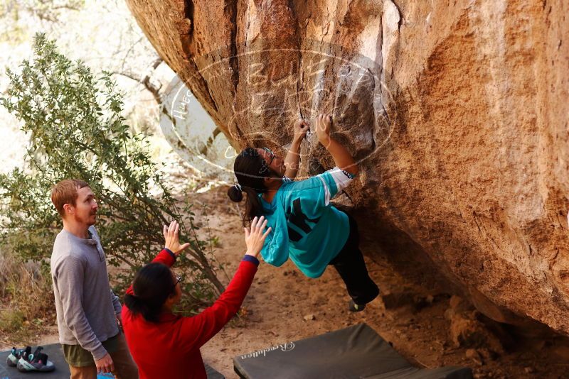 Bouldering in Hueco Tanks on 11/16/2019 with Blue Lizard Climbing and Yoga

Filename: SRM_20191116_1113100.jpg
Aperture: f/2.8
Shutter Speed: 1/500
Body: Canon EOS-1D Mark II
Lens: Canon EF 85mm f/1.2 L II