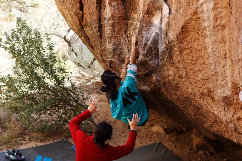 Bouldering in Hueco Tanks on 11/16/2019 with Blue Lizard Climbing and Yoga

Filename: SRM_20191116_1114240.jpg
Aperture: f/2.8
Shutter Speed: 1/400
Body: Canon EOS-1D Mark II
Lens: Canon EF 85mm f/1.2 L II
