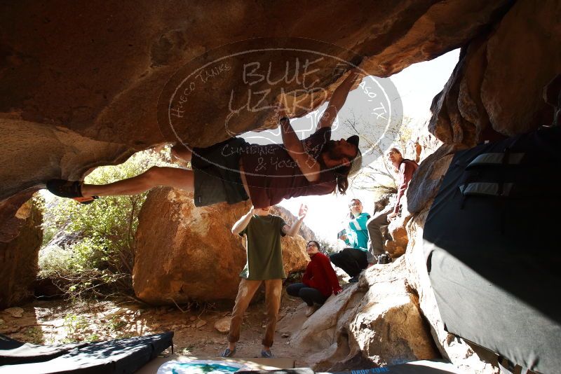 Bouldering in Hueco Tanks on 11/16/2019 with Blue Lizard Climbing and Yoga

Filename: SRM_20191116_1150090.jpg
Aperture: f/5.6
Shutter Speed: 1/320
Body: Canon EOS-1D Mark II
Lens: Canon EF 16-35mm f/2.8 L