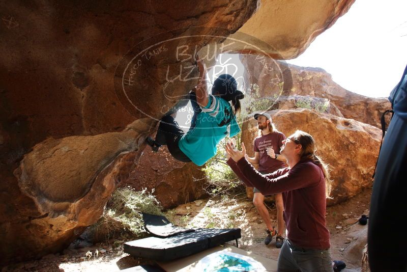 Bouldering in Hueco Tanks on 11/16/2019 with Blue Lizard Climbing and Yoga

Filename: SRM_20191116_1157190.jpg
Aperture: f/5.6
Shutter Speed: 1/200
Body: Canon EOS-1D Mark II
Lens: Canon EF 16-35mm f/2.8 L