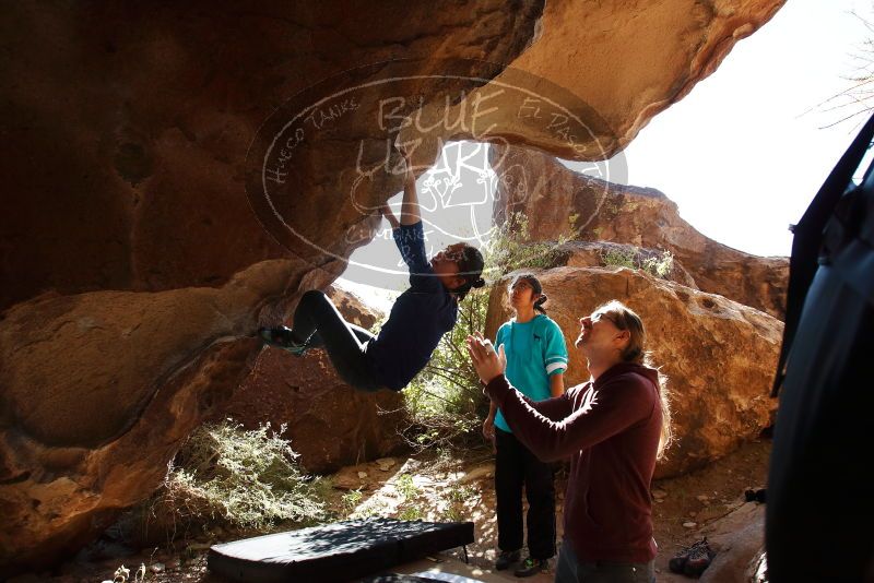 Bouldering in Hueco Tanks on 11/16/2019 with Blue Lizard Climbing and Yoga

Filename: SRM_20191116_1202300.jpg
Aperture: f/5.6
Shutter Speed: 1/500
Body: Canon EOS-1D Mark II
Lens: Canon EF 16-35mm f/2.8 L