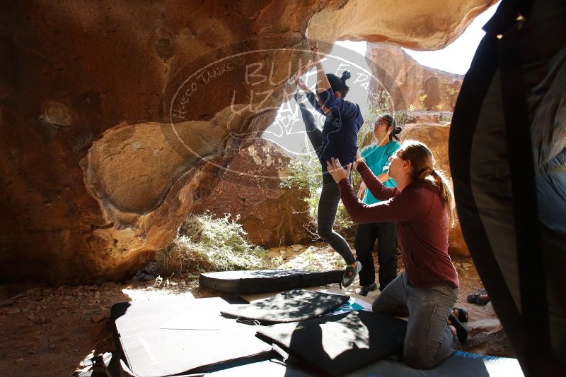 Bouldering in Hueco Tanks on 11/16/2019 with Blue Lizard Climbing and Yoga

Filename: SRM_20191116_1203291.jpg
Aperture: f/5.6
Shutter Speed: 1/250
Body: Canon EOS-1D Mark II
Lens: Canon EF 16-35mm f/2.8 L