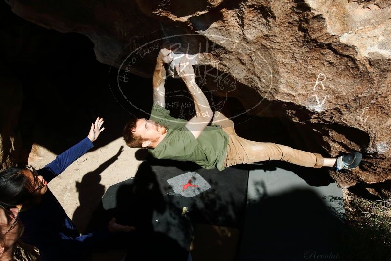 Bouldering in Hueco Tanks on 11/16/2019 with Blue Lizard Climbing and Yoga

Filename: SRM_20191116_1251360.jpg
Aperture: f/8.0
Shutter Speed: 1/640
Body: Canon EOS-1D Mark II
Lens: Canon EF 16-35mm f/2.8 L