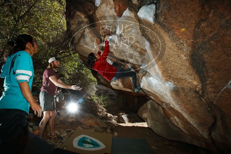 Bouldering in Hueco Tanks on 11/16/2019 with Blue Lizard Climbing and Yoga

Filename: SRM_20191116_1401170.jpg
Aperture: f/8.0
Shutter Speed: 1/250
Body: Canon EOS-1D Mark II
Lens: Canon EF 16-35mm f/2.8 L