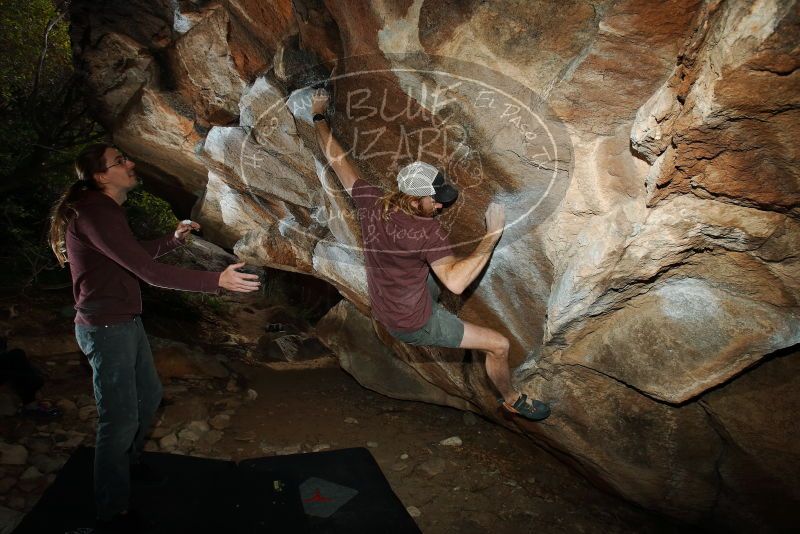 Bouldering in Hueco Tanks on 11/16/2019 with Blue Lizard Climbing and Yoga

Filename: SRM_20191116_1417570.jpg
Aperture: f/8.0
Shutter Speed: 1/250
Body: Canon EOS-1D Mark II
Lens: Canon EF 16-35mm f/2.8 L
