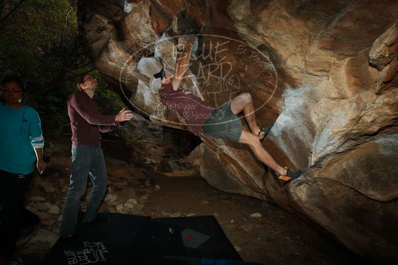Bouldering in Hueco Tanks on 11/16/2019 with Blue Lizard Climbing and Yoga

Filename: SRM_20191116_1418030.jpg
Aperture: f/8.0
Shutter Speed: 1/250
Body: Canon EOS-1D Mark II
Lens: Canon EF 16-35mm f/2.8 L