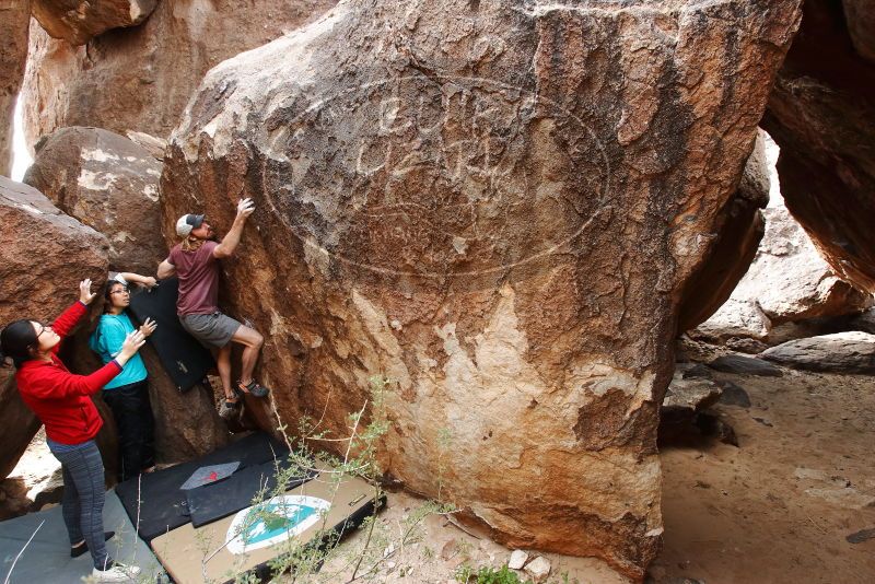 Bouldering in Hueco Tanks on 11/16/2019 with Blue Lizard Climbing and Yoga

Filename: SRM_20191116_1434250.jpg
Aperture: f/5.6
Shutter Speed: 1/200
Body: Canon EOS-1D Mark II
Lens: Canon EF 16-35mm f/2.8 L