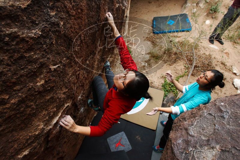 Bouldering in Hueco Tanks on 11/16/2019 with Blue Lizard Climbing and Yoga

Filename: SRM_20191116_1438510.jpg
Aperture: f/5.6
Shutter Speed: 1/400
Body: Canon EOS-1D Mark II
Lens: Canon EF 16-35mm f/2.8 L