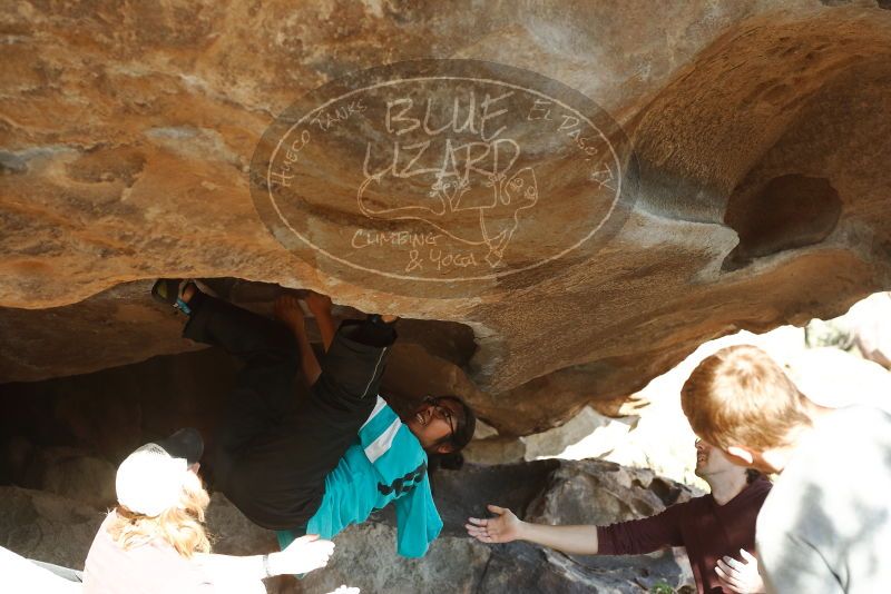 Bouldering in Hueco Tanks on 11/16/2019 with Blue Lizard Climbing and Yoga

Filename: SRM_20191116_1609230.jpg
Aperture: f/4.0
Shutter Speed: 1/250
Body: Canon EOS-1D Mark II
Lens: Canon EF 50mm f/1.8 II