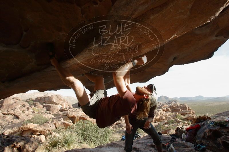 Bouldering in Hueco Tanks on 11/16/2019 with Blue Lizard Climbing and Yoga

Filename: SRM_20191116_1638340.jpg
Aperture: f/5.6
Shutter Speed: 1/250
Body: Canon EOS-1D Mark II
Lens: Canon EF 16-35mm f/2.8 L