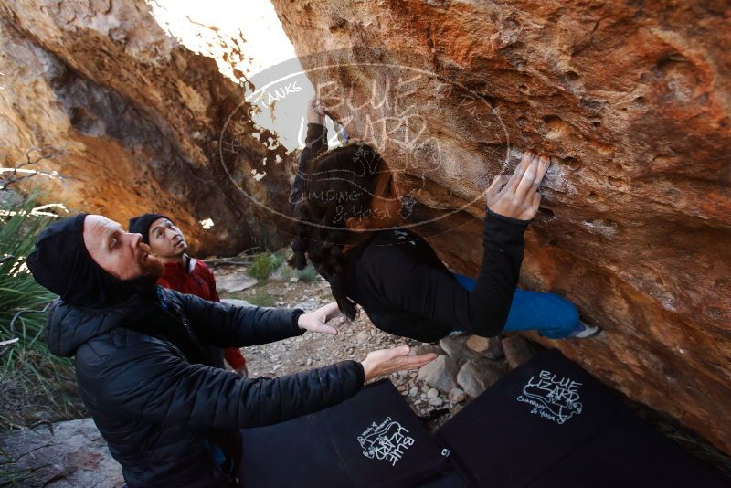 Bouldering in Hueco Tanks on 11/23/2019 with Blue Lizard Climbing and Yoga

Filename: SRM_20191123_1233260.jpg
Aperture: f/4.5
Shutter Speed: 1/250
Body: Canon EOS-1D Mark II
Lens: Canon EF 16-35mm f/2.8 L