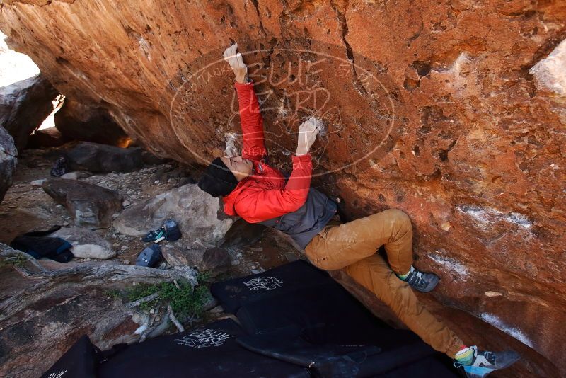 Bouldering in Hueco Tanks on 11/23/2019 with Blue Lizard Climbing and Yoga

Filename: SRM_20191123_1309470.jpg
Aperture: f/5.6
Shutter Speed: 1/250
Body: Canon EOS-1D Mark II
Lens: Canon EF 16-35mm f/2.8 L