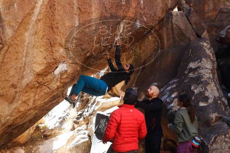 Bouldering in Hueco Tanks on 11/23/2019 with Blue Lizard Climbing and Yoga

Filename: SRM_20191123_1403580.jpg
Aperture: f/4.0
Shutter Speed: 1/250
Body: Canon EOS-1D Mark II
Lens: Canon EF 50mm f/1.8 II