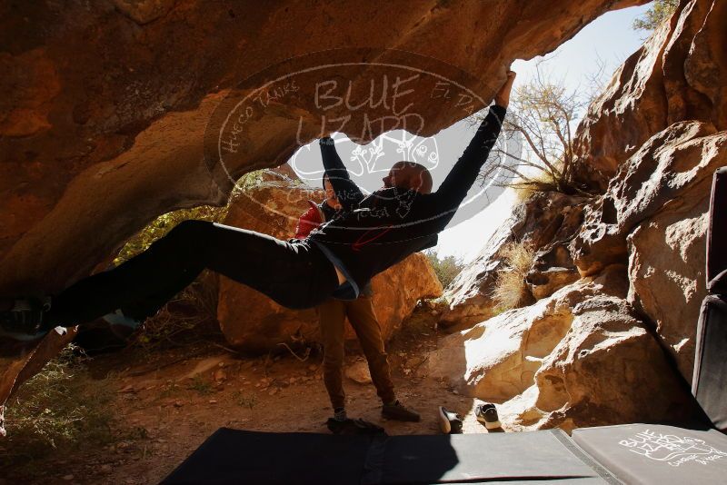 Bouldering in Hueco Tanks on 11/23/2019 with Blue Lizard Climbing and Yoga

Filename: SRM_20191123_1415200.jpg
Aperture: f/8.0
Shutter Speed: 1/250
Body: Canon EOS-1D Mark II
Lens: Canon EF 16-35mm f/2.8 L