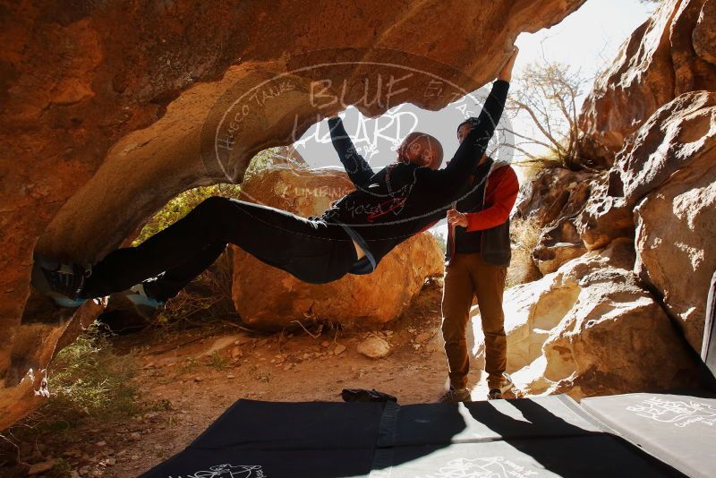 Bouldering in Hueco Tanks on 11/23/2019 with Blue Lizard Climbing and Yoga

Filename: SRM_20191123_1416560.jpg
Aperture: f/6.3
Shutter Speed: 1/250
Body: Canon EOS-1D Mark II
Lens: Canon EF 16-35mm f/2.8 L