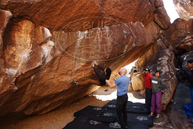 Bouldering in Hueco Tanks on 11/23/2019 with Blue Lizard Climbing and Yoga

Filename: SRM_20191123_1453460.jpg
Aperture: f/4.5
Shutter Speed: 1/250
Body: Canon EOS-1D Mark II
Lens: Canon EF 16-35mm f/2.8 L