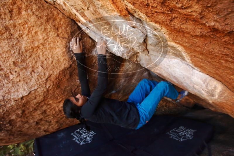 Bouldering in Hueco Tanks on 11/23/2019 with Blue Lizard Climbing and Yoga

Filename: SRM_20191123_1515290.jpg
Aperture: f/4.5
Shutter Speed: 1/250
Body: Canon EOS-1D Mark II
Lens: Canon EF 16-35mm f/2.8 L