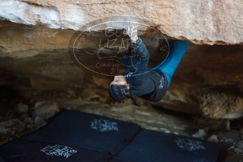 Bouldering in Hueco Tanks on 11/23/2019 with Blue Lizard Climbing and Yoga

Filename: SRM_20191123_1634040.jpg
Aperture: f/1.8
Shutter Speed: 1/200
Body: Canon EOS-1D Mark II
Lens: Canon EF 50mm f/1.8 II