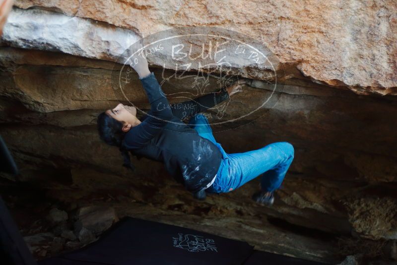Bouldering in Hueco Tanks on 11/23/2019 with Blue Lizard Climbing and Yoga

Filename: SRM_20191123_1634280.jpg
Aperture: f/2.0
Shutter Speed: 1/250
Body: Canon EOS-1D Mark II
Lens: Canon EF 50mm f/1.8 II