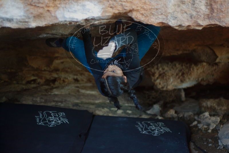 Bouldering in Hueco Tanks on 11/23/2019 with Blue Lizard Climbing and Yoga

Filename: SRM_20191123_1639560.jpg
Aperture: f/1.8
Shutter Speed: 1/200
Body: Canon EOS-1D Mark II
Lens: Canon EF 50mm f/1.8 II