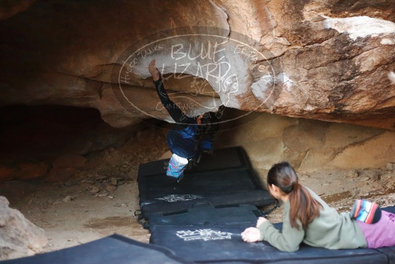 Bouldering in Hueco Tanks on 11/23/2019 with Blue Lizard Climbing and Yoga

Filename: SRM_20191123_1720280.jpg
Aperture: f/1.8
Shutter Speed: 1/200
Body: Canon EOS-1D Mark II
Lens: Canon EF 50mm f/1.8 II
