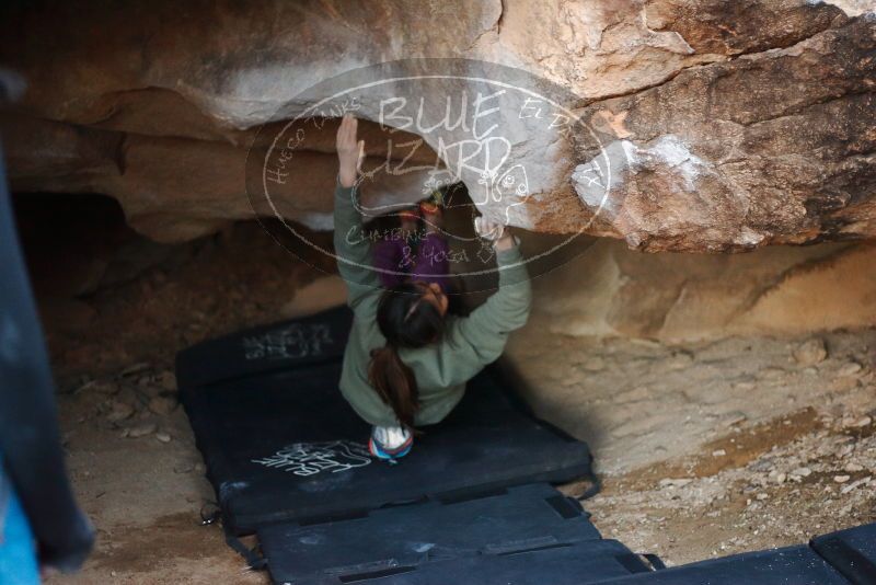 Bouldering in Hueco Tanks on 11/23/2019 with Blue Lizard Climbing and Yoga

Filename: SRM_20191123_1722030.jpg
Aperture: f/1.8
Shutter Speed: 1/200
Body: Canon EOS-1D Mark II
Lens: Canon EF 50mm f/1.8 II