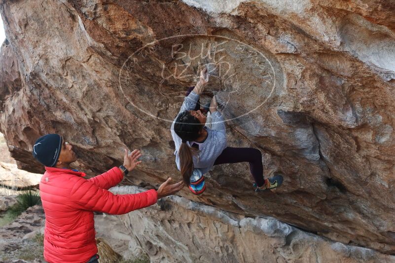 Bouldering in Hueco Tanks on 11/24/2019 with Blue Lizard Climbing and Yoga

Filename: SRM_20191124_1008520.jpg
Aperture: f/6.3
Shutter Speed: 1/250
Body: Canon EOS-1D Mark II
Lens: Canon EF 50mm f/1.8 II
