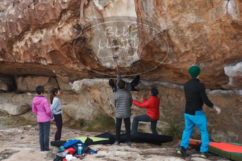 Bouldering in Hueco Tanks on 11/24/2019 with Blue Lizard Climbing and Yoga

Filename: SRM_20191124_1021060.jpg
Aperture: f/5.6
Shutter Speed: 1/250
Body: Canon EOS-1D Mark II
Lens: Canon EF 50mm f/1.8 II