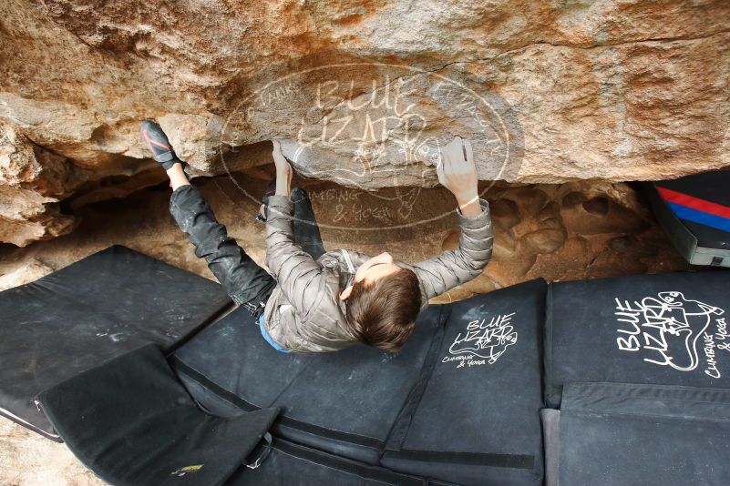 Bouldering in Hueco Tanks on 11/24/2019 with Blue Lizard Climbing and Yoga

Filename: SRM_20191124_1131390.jpg
Aperture: f/6.3
Shutter Speed: 1/320
Body: Canon EOS-1D Mark II
Lens: Canon EF 16-35mm f/2.8 L