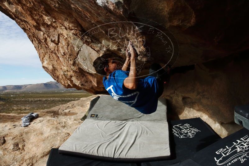Bouldering in Hueco Tanks on 11/24/2019 with Blue Lizard Climbing and Yoga

Filename: SRM_20191124_1142040.jpg
Aperture: f/13.0
Shutter Speed: 1/320
Body: Canon EOS-1D Mark II
Lens: Canon EF 16-35mm f/2.8 L
