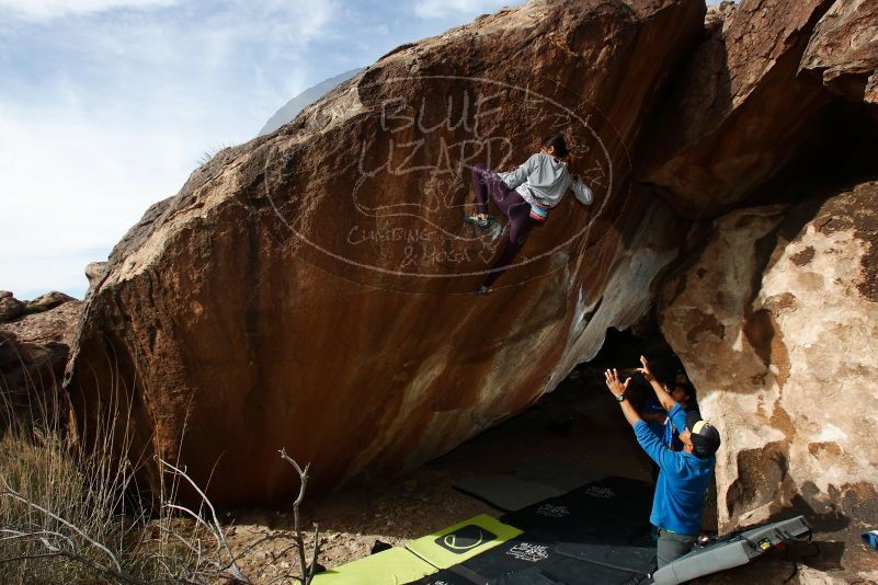 Bouldering in Hueco Tanks on 11/24/2019 with Blue Lizard Climbing and Yoga

Filename: SRM_20191124_1434170.jpg
Aperture: f/8.0
Shutter Speed: 1/250
Body: Canon EOS-1D Mark II
Lens: Canon EF 16-35mm f/2.8 L