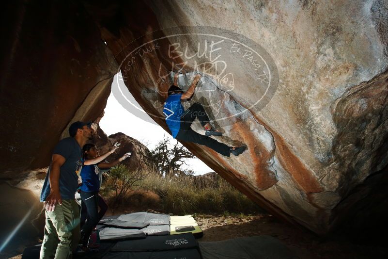 Bouldering in Hueco Tanks on 11/24/2019 with Blue Lizard Climbing and Yoga

Filename: SRM_20191124_1436430.jpg
Aperture: f/8.0
Shutter Speed: 1/250
Body: Canon EOS-1D Mark II
Lens: Canon EF 16-35mm f/2.8 L